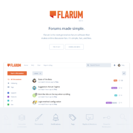 A few words about Flarum